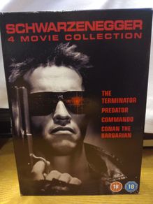 Arnold Schwarzenegger 4 Movie Collection: Predator, The Terminator, Commando & Conan The Barbarian [DVD Boxset]