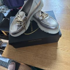 (marco tozzi) gold shoes