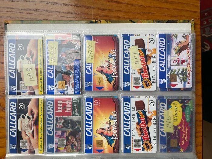 Vintage collectible cards call cards Irish at 1 euro each postage extra 1.50 per envelope or large one 2.85
