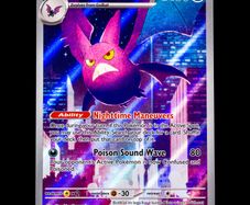 Crobat 093/086 Illustration Art Rare Holo Chaos Rising Mega Evolution Pokemon Card