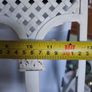 Vintage Cast Iron Cookbook Stand Holder Large Cookbook Holder White Metal Cookbook Stand for Kitchen iPad Recipe Book Stand Image 4