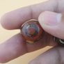 Vintage Etched Carnelian Agate Beads Tribal Gemstone Lot of 3 Image 2