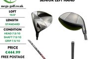 Cobra OPTM MAX-K Driver / 10.5 Degree / Kai'li Dark Waves Red 50 R2 Senior / Left Hand