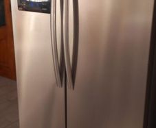 Large American Stainless Steel Fridge/freezer