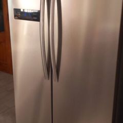 Large American Stainless Steel Fridge/freezer