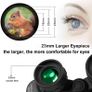 High Power Binoculars, BAK-4, Large Eyepiece, Portable and Waterproof Binoculars Telescope with Multilayer-coated Lenses for Adult Bird Watching Football Safari Sightseeing Climbing Hiking Trip (FREE POSTAGE) Image 2