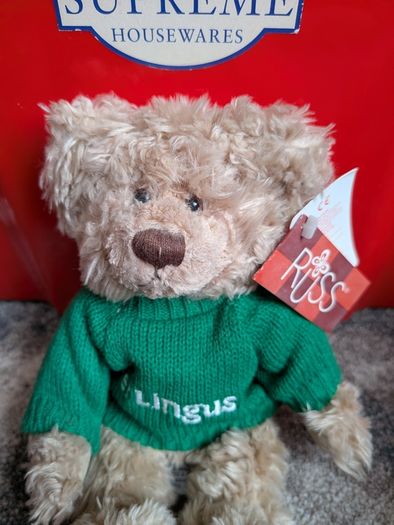 Aer Lingus Russ teddy bear - brand new with tags