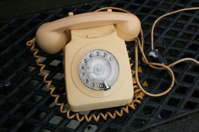 Vintage retro  phone rotary dial
