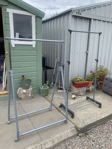2 clothes rails