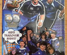 2011 Leinster v Glasgow Warriors - Magners League Programme