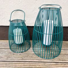 set of 2 garden lanterns