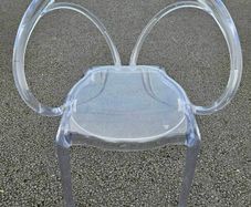 Clear Transparent Italian Designer Chair