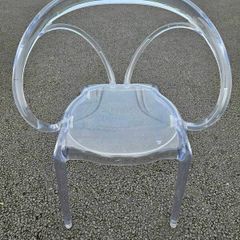 Clear Transparent Italian Designer Chair