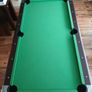 Pool table with cues and balls Image 8