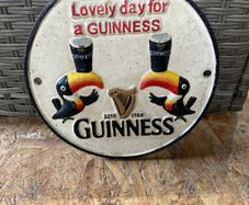guinness cast iron sign