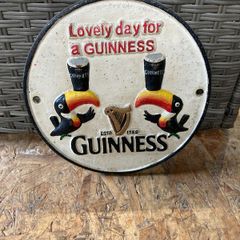 guinness cast iron sign