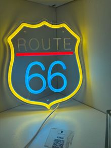route 66 neon  wall light