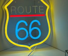 route 66 neon  wall light