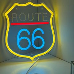 route 66 neon  wall light