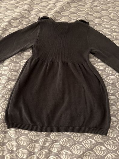 Grey baby dress size 12-18 m