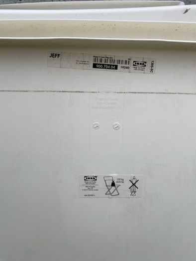 6 x IKEA foldable chair Jeff