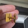 Gold Tone Rectangular Cufflinks with presentation box Image 3
