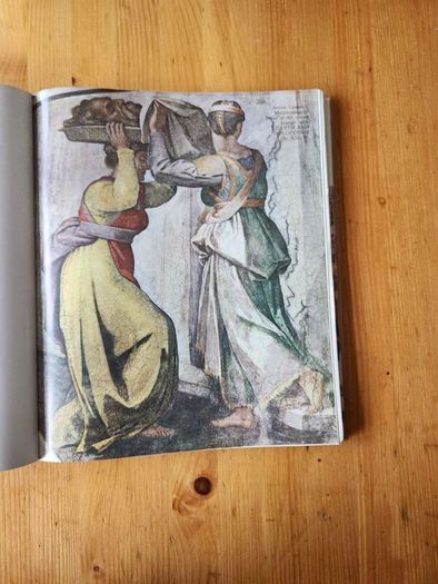 Michelangelo And Raphael In The Vatican. All The Sistinechapel, The Stanzas And The Loggias. First Edition Special Large Volume Paperback In Good Condition.