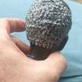 2x Tribal carved stone heads Image 10
