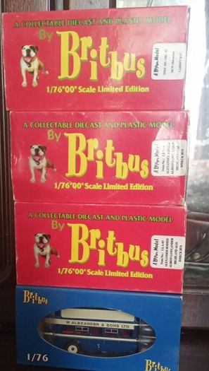 British Bulldog diecast Bussies Limited Edition Number Models