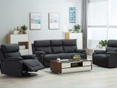 Violet Fabric Recliner Suite