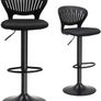 Set of 2 Bar Stools with Crown Back - Free Delivery Nationwide Image 2