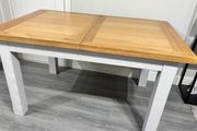 Solid Oak Extending Dining Table, Ex Display