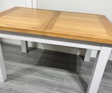 Solid Oak Extending Dining Table, Ex Display