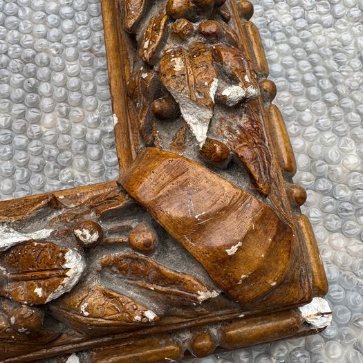 Antique wood / decorative plasterwork frame
