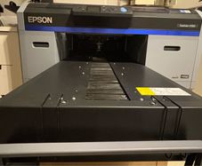 Epson SCF2100 Textile Printer, platerns and apparel bulk
