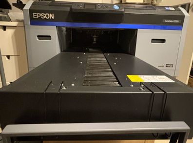 Epson SCF2100 Textile Printer, platerns and apparel bulk