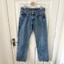 Weekday Arrow Straight Low Rise Blue Jeans 25/30 Image 6