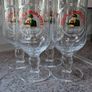 Birra Moretti Half Pint Glasses 268ml Stemmed Beer Pub Bar Glasses Sets Available Image 6
