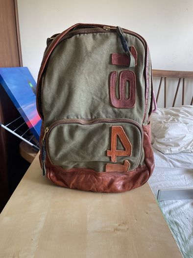 Military style leather Laptop/travel bag
