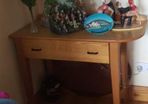 Hall corner table