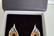 new silver earrings