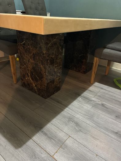 Table 4 chairs also have matching  coffee table