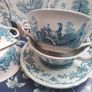 Mason's " Romantic" Soup Coups & Saucers Image 4