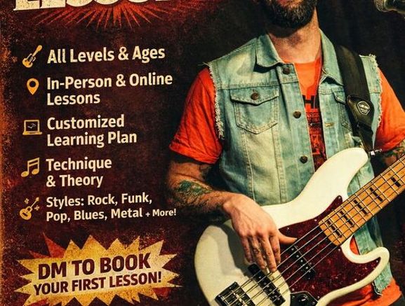 Bass Guitar Lessons Ireland