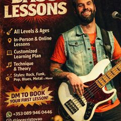 Bass Guitar Lessons Ireland