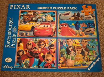 Ravensburger Disney Pixar 4 x 42 Bumper Puzzle Pack