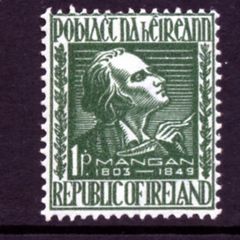 1949 Ireland Anniversary of the Death of James Clarence Mangan Commemorative Stamp Mint Never Hinged (MNH)