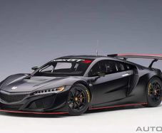 Honda Nsx Gt3 Matt Black - Autoart - 1/18 - New In Box