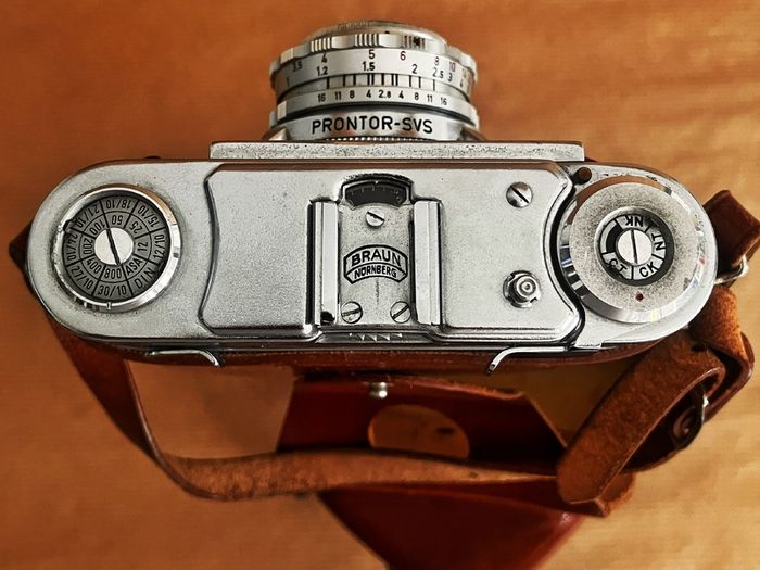 Braun Paxette Ii 35mm Film Range Finder Camera Steinheil Cassarit 1:2.8 F=50mm