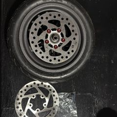 Brand New Xiaomi M365 Rear Wheel with Disc Brake + Extra Spare Disc